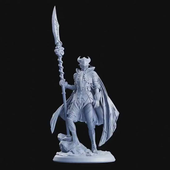 Figurine JDR Chevalier Lancier Flesh Of Gods Impression 3D