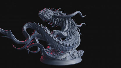 Figurine Minaiture JDR Aboleth Liche Flesh Of Gods Impression 3D