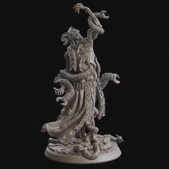 Figurine demon lord du désespoir Flesh of gods Impression 3D