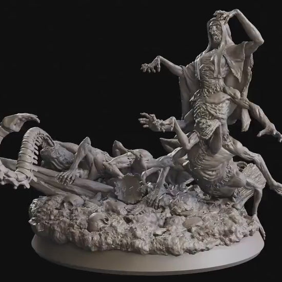 Figurine Monstre Centipède Flesh Of Gods Impression 3D
