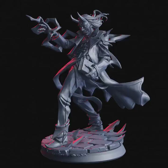 Figurine JDR Tieffelin Occultiste Flesh Of Gods Impression 3D