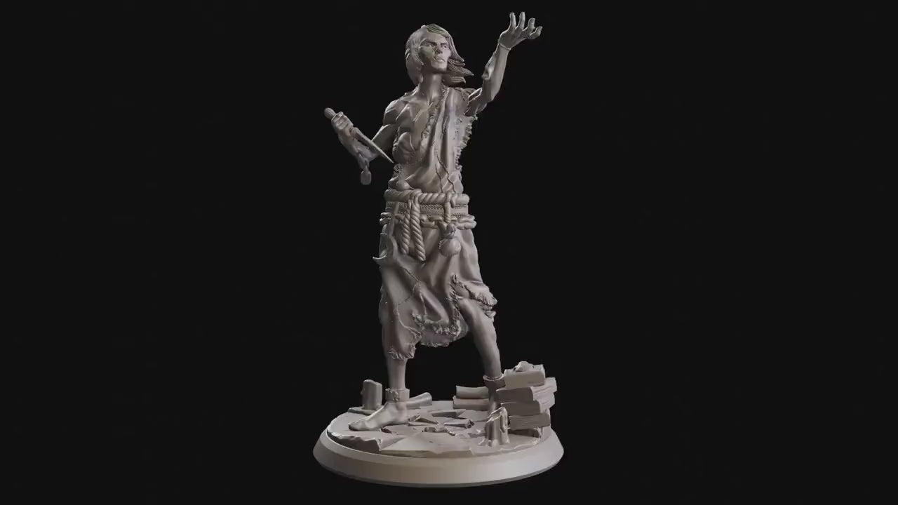 Figurine JDR Cultiste de SANG 01 Flesh Of Gods Impression 3D