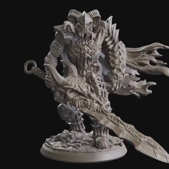 Figurine Chevalier Dragon Maudit Flesh Of Gods Impression 3D