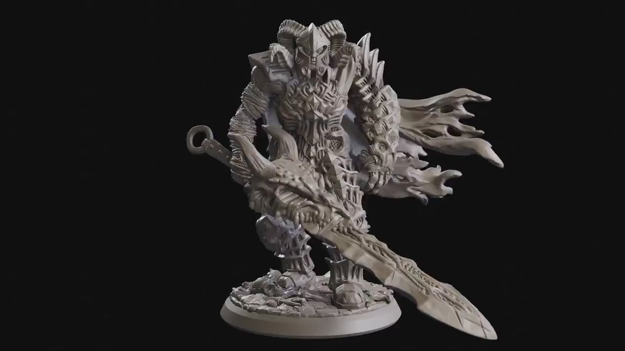 Figurine Chevalier Dragon Maudit Flesh Of Gods Impression 3D