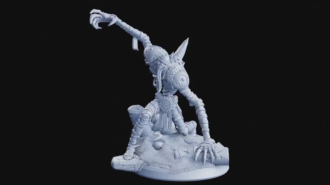 Figurine JDR Golem 01 Flesh Of Gods Impression 3D