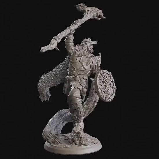 Figurine Druide Firbolg Flesh of Gods Impression 3D