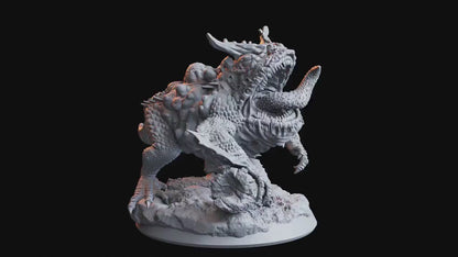 Figurine JDR Crapaud Geant Flesh Of Gods Impression 3D