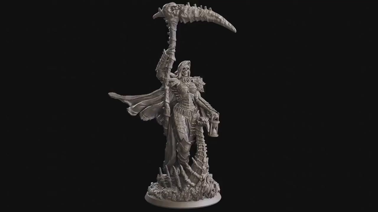 Figurine JDR Faucheuse Flesh of Gods Impression 3D