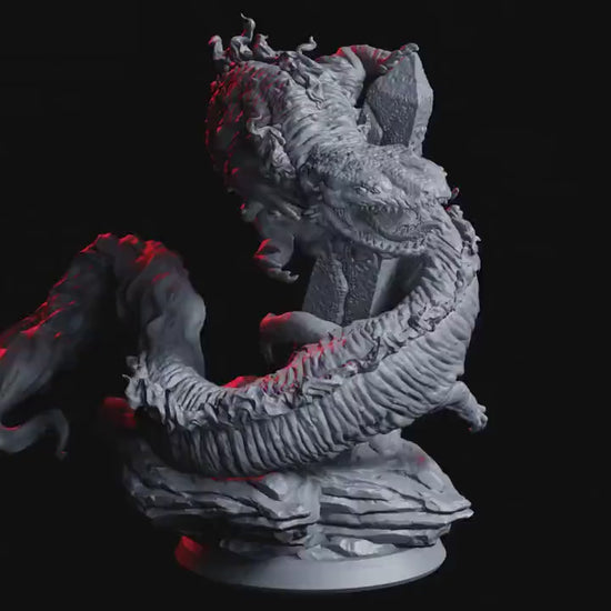 Figurine JDR Salamande Flesh Of Gods Impression 3D