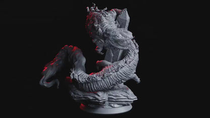 Figurine JDR Salamande Flesh Of Gods Impression 3D