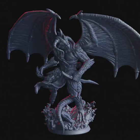Figurine JDR Abishai Cendré Flesh Of Gods Impression 3D