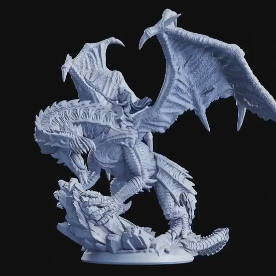 Figurine JDR Cavalier Draconique Flesh Of Gods Impression 3D