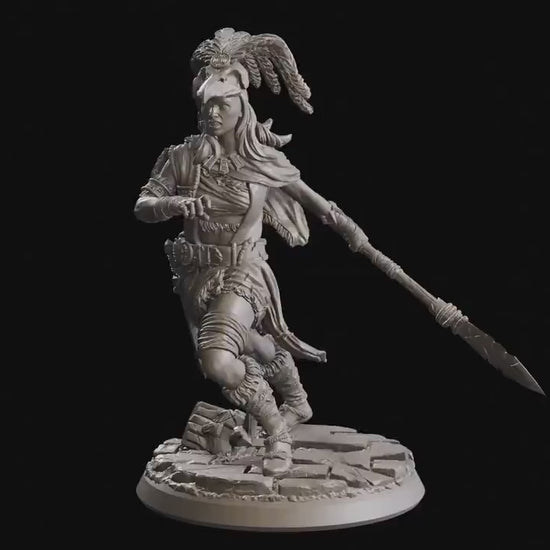 Figurine Guerriere Tribale 02 Flesh Of Gods Impression 3D
