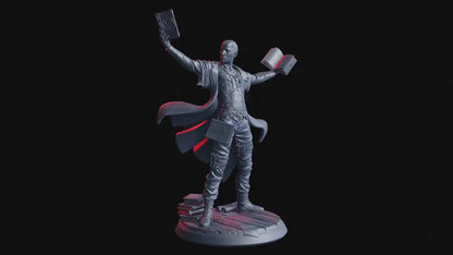 Figurine JDR Magicien Maudit Flesh Of Gods Impression 3D