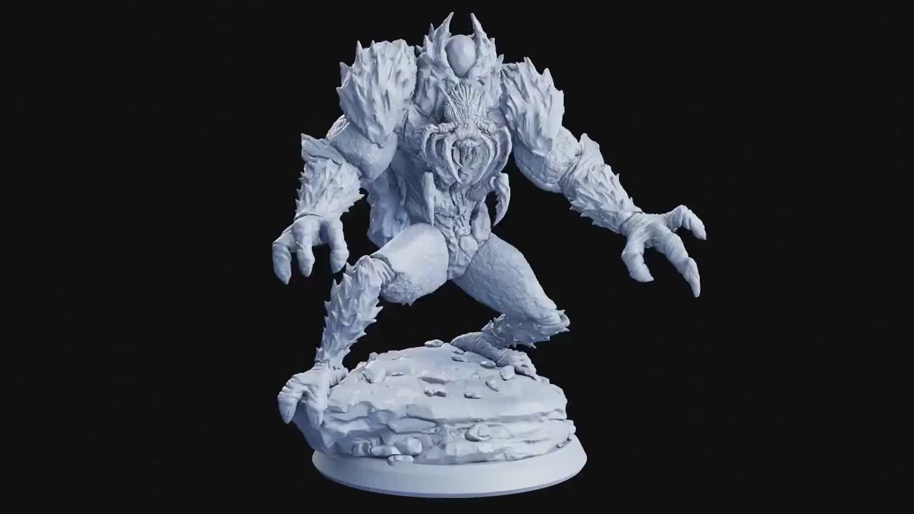 Figurine JDR Insecte des profondeurs Flesh Of Gods Impression 3D