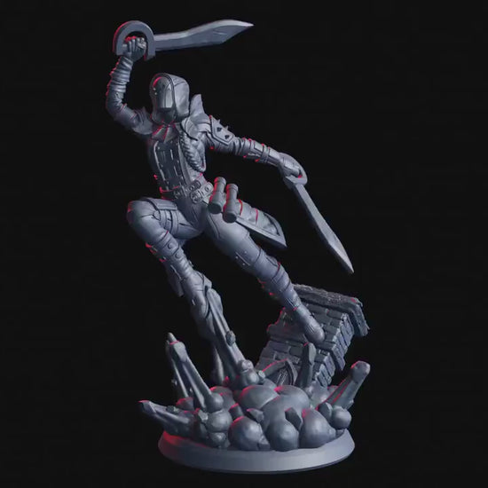 Figurine JDR Assasin Ember Flesh Of Gods Impression 3D