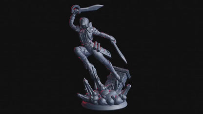 Figurine JDR Assasin Ember Flesh Of Gods Impression 3D