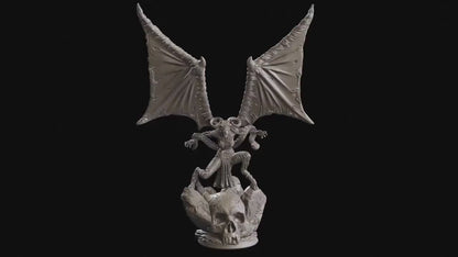 Figurine JDR Chevre sabbatique / baphomet 02 Flesh of Gods Impression 3D