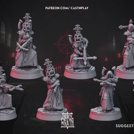 Figurine JDR Cultiste Nones PACK Cast N Play Impression 3D