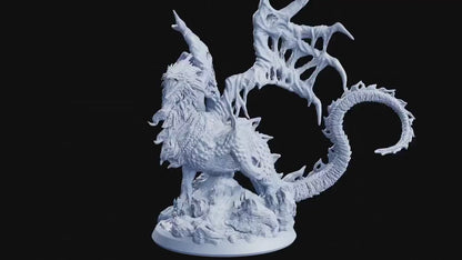 Figurine JDR Dragon Ancien du Temps Flesh Of Gods Impression 3D