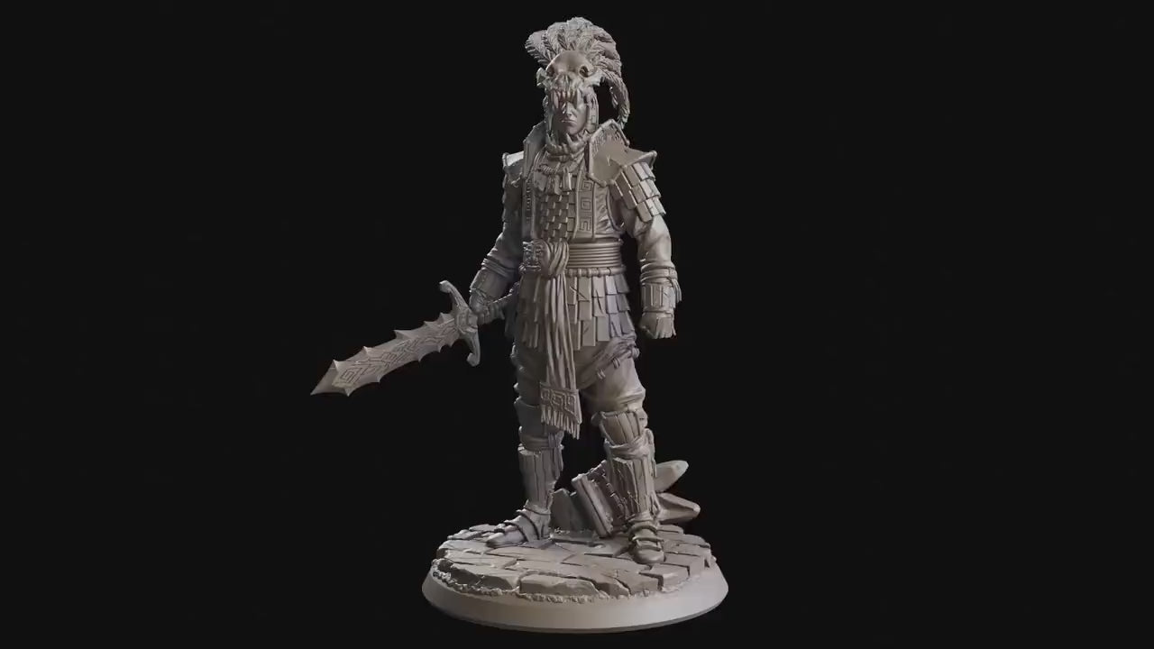 Figurine Guerrier Tribale Flesh of Gods Impression 3D