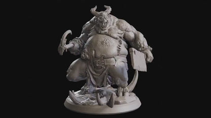 Figurine Diable Boucher 01 Flesh Of Gods Impression 3D
