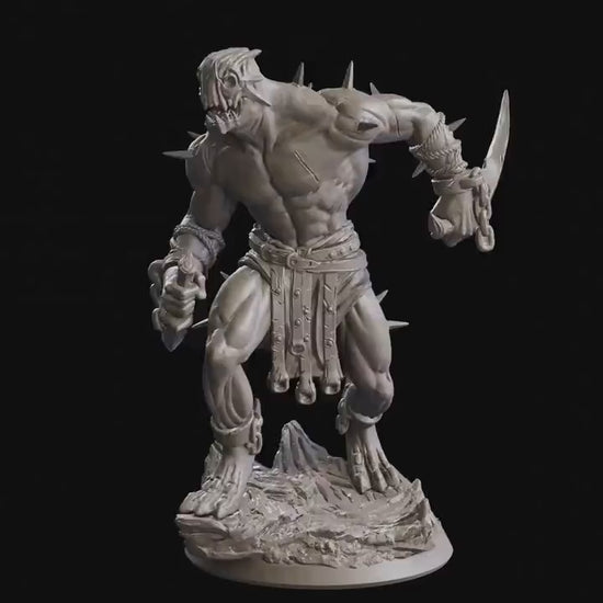 Figurine Demon Serviteur de Mogoth 01 Flesh Of Gods Impression 3D