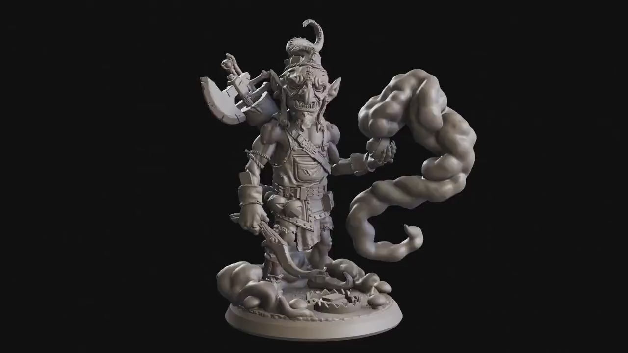 Figurine Bandit Gobelin 01 Flesh of Gods Impression 3D