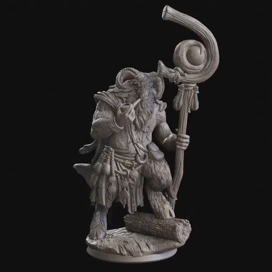 Figurine Homme-Chevre Flesh of Gods Impression 3D