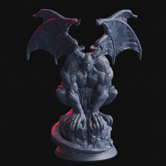 Figurine JDR Gargouille de pierre Flesh Of Gods Impression 3D