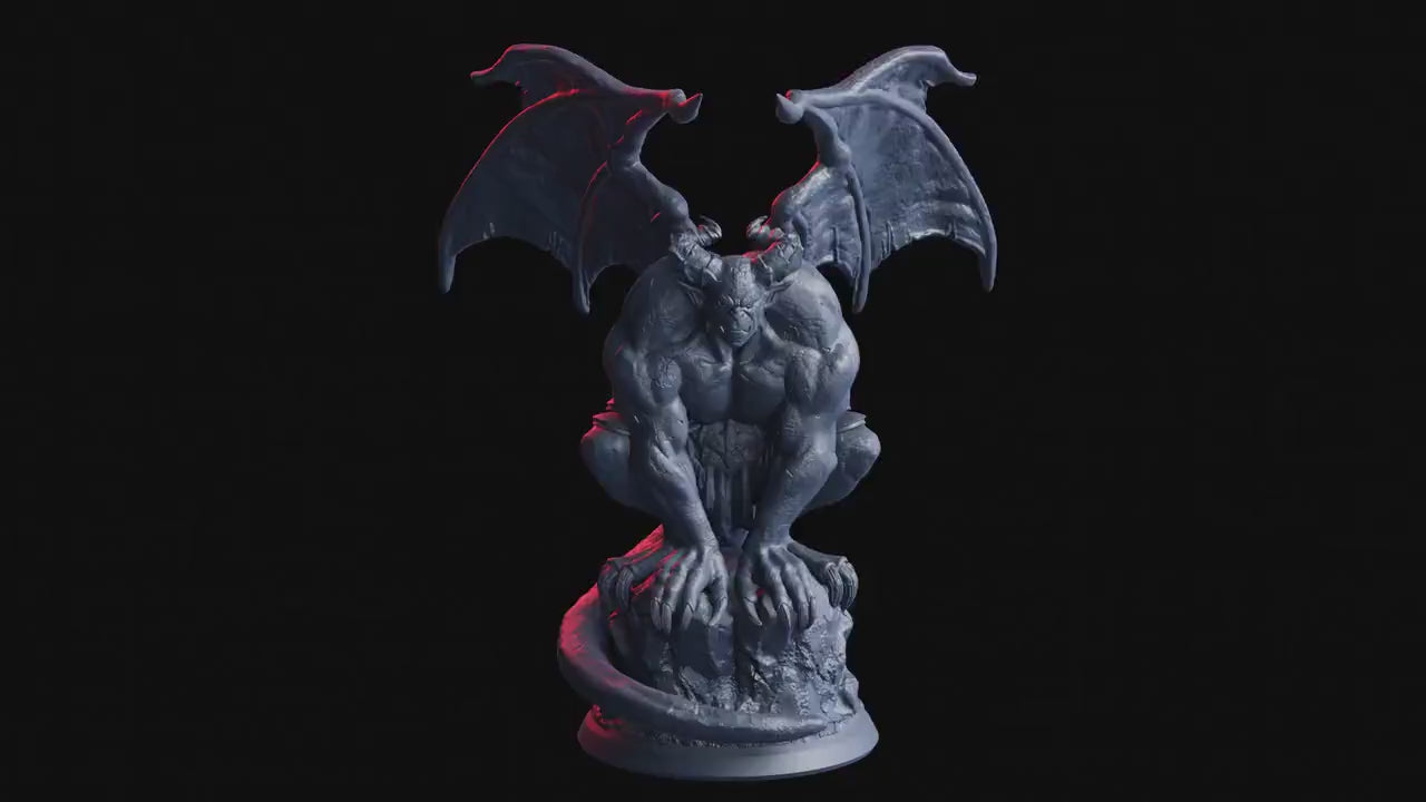 Figurine JDR Gargouille de pierre Flesh Of Gods Impression 3D