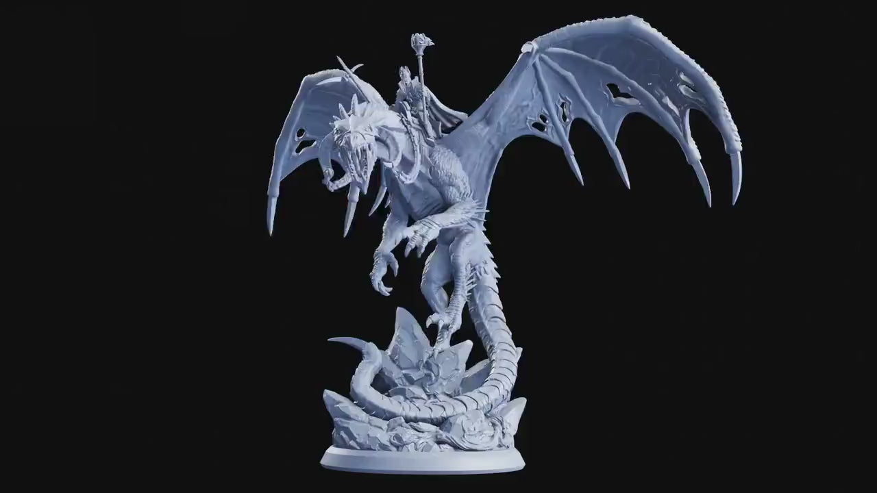 Figurine JDR Chevalier Dragon Flesh Of Gods Impression 3D