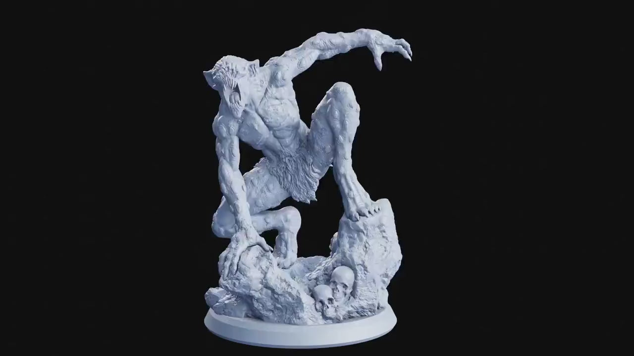 Figurine JDR Rampant 01 & 02 Flesh of gods Impression 3D