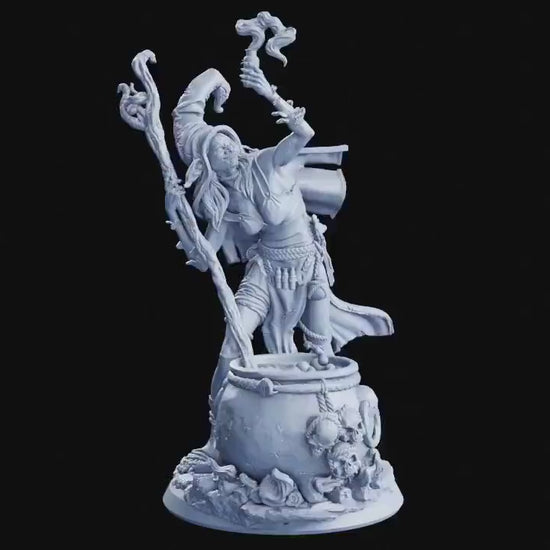 Figurine JDR Guenaude empoisonneuse Flesh Of Gods Impression 3D