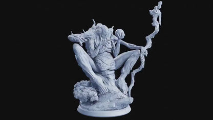 Figurine JDR Gardien Corrompu Flesh Of Gods Impression 3D