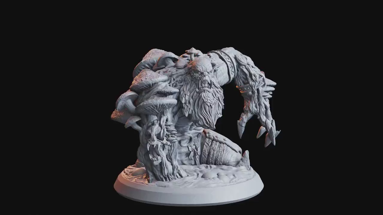 Figurine jdr Orc des marais Impression 3D