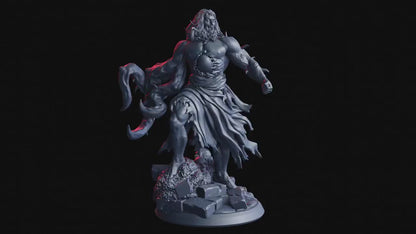 Figurine JDR Monstre Grigor Flesh Of Gods Impression 3D